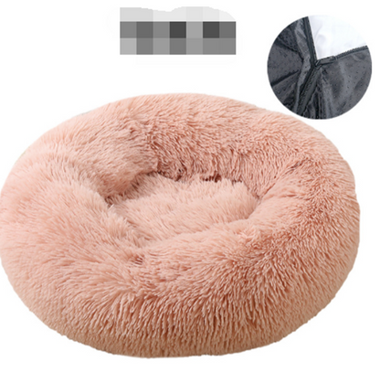 Pet Dog Bed Comfortable Donut Cuddler / Lit pour chat ou chien confortable