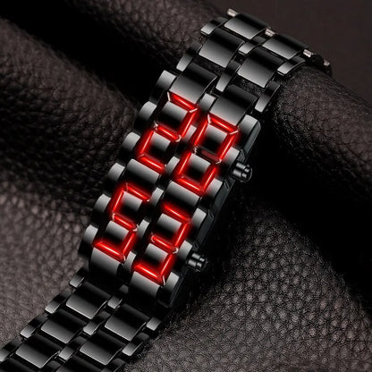 Digital Lava Wristwatch for Men