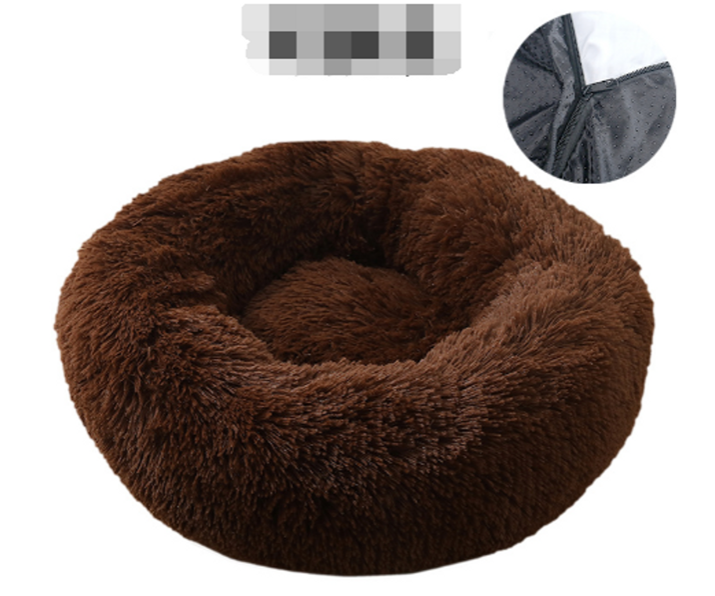 Pet Dog Bed Comfortable Donut Cuddler / Lit pour chat ou chien confortable