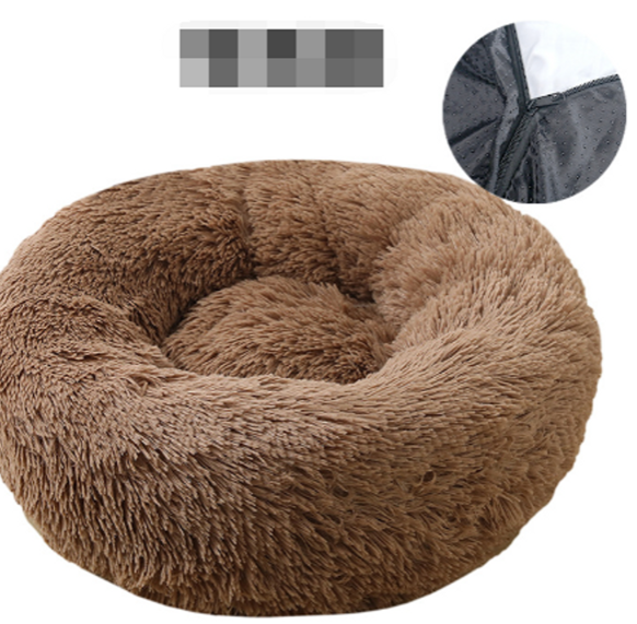 Pet Dog Bed Comfortable Donut Cuddler / Lit pour chat ou chien confortable