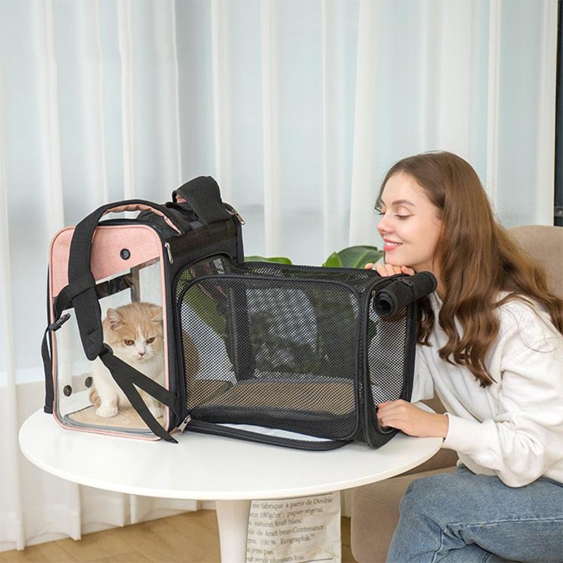 Pet Expandable Backpack / Sac à dos extensible pour votre animal