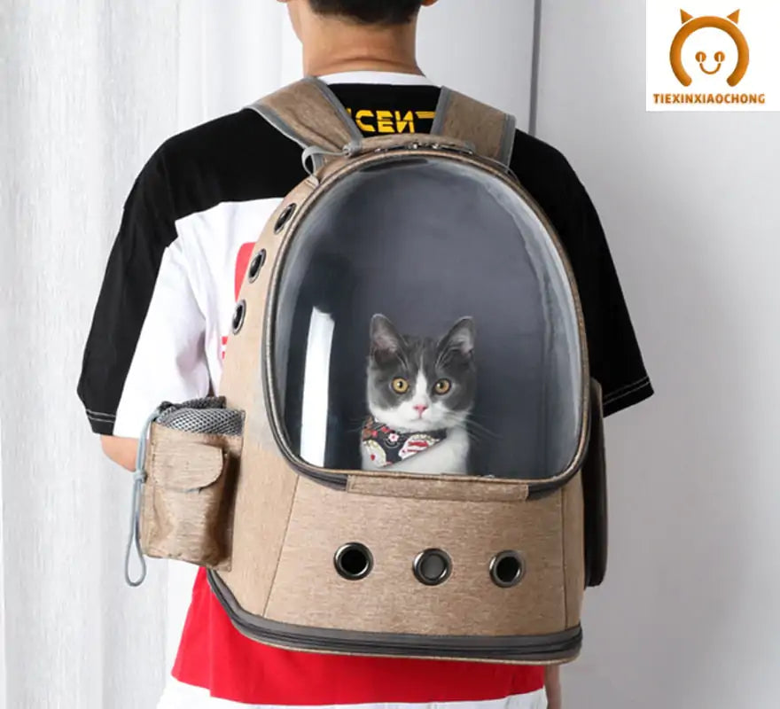 Cat Carrier Backpack Space Capsule / Transporteur de chat