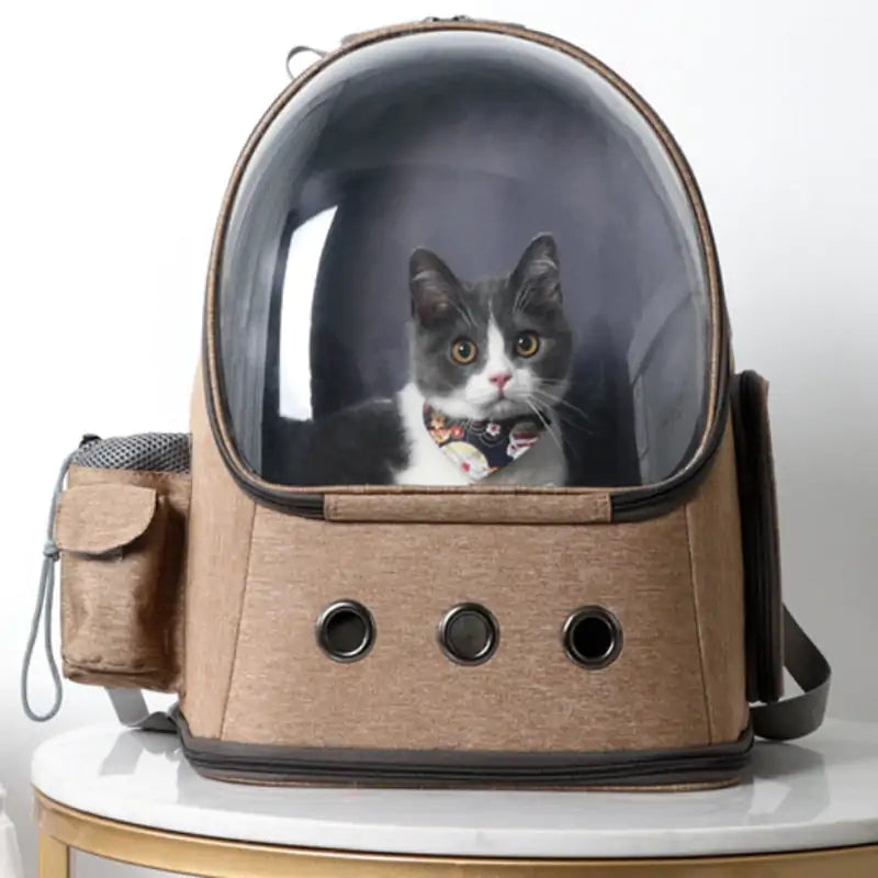 Cat Carrier Backpack Space Capsule / Transporteur de chat